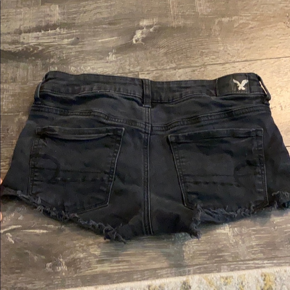 black american eagle shorts